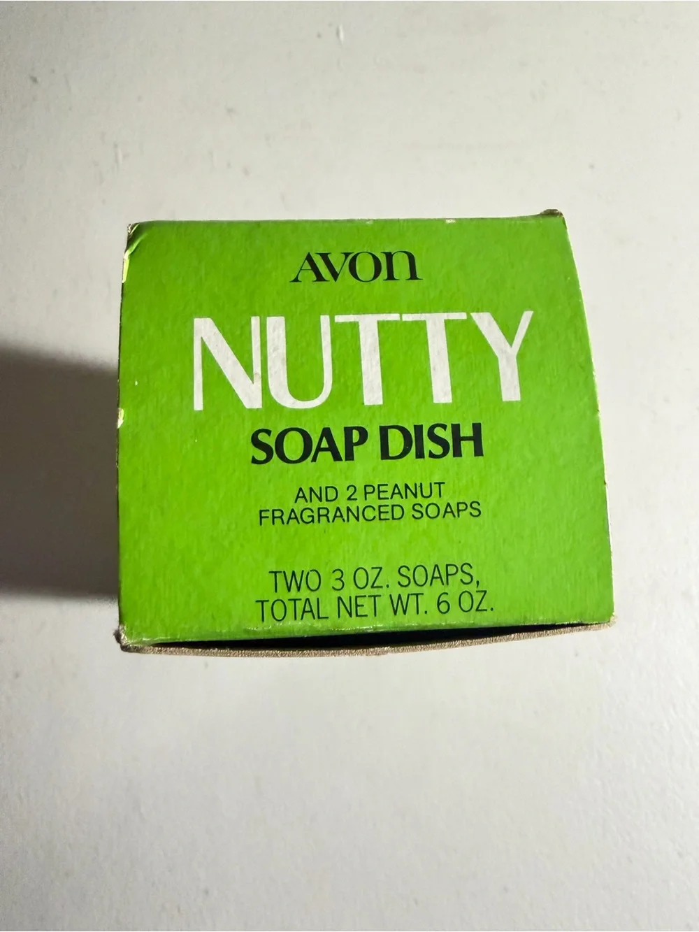 Vintage Avon Nutty Soap Dish Mr Peanut Planters Collectible with 2 Soaps and Box